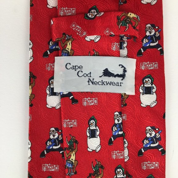 Cape Cod  Neckwear Christmas Themed Neck Tie - Picture 3 of 3